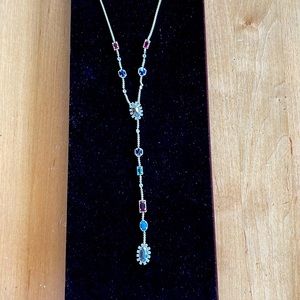 Kendra Scott drop stone pendant necklace